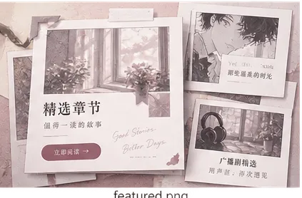 暖调漫画阅读区视觉封面